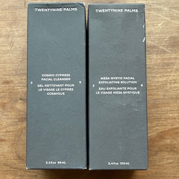 Twentynine Palms Other - Twentynine Palms Facial Cleanser & Exfoliant Set - Black